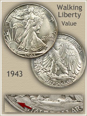 Uncirculated 1943 Half Dollar Value