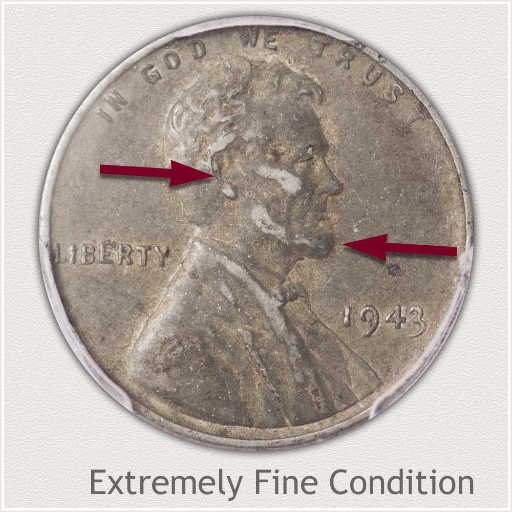 Extremely Fine Grade Lincoln Penny