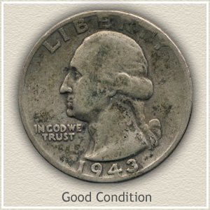 1943 Quarter Good Condition