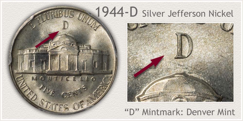1944-D Silver Jefferson Nickel