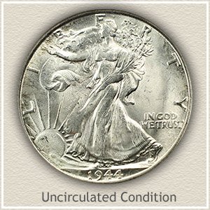 1944 Half Dollar Uncirculated Condition