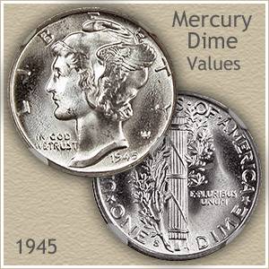 1941 Mercury Dime Value Chart