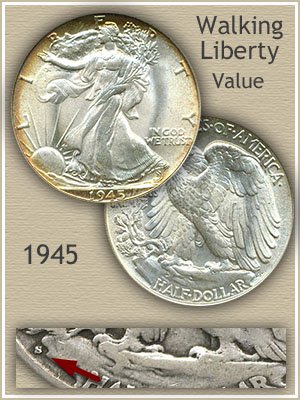 Uncirculated 1945 Half Dollar Value