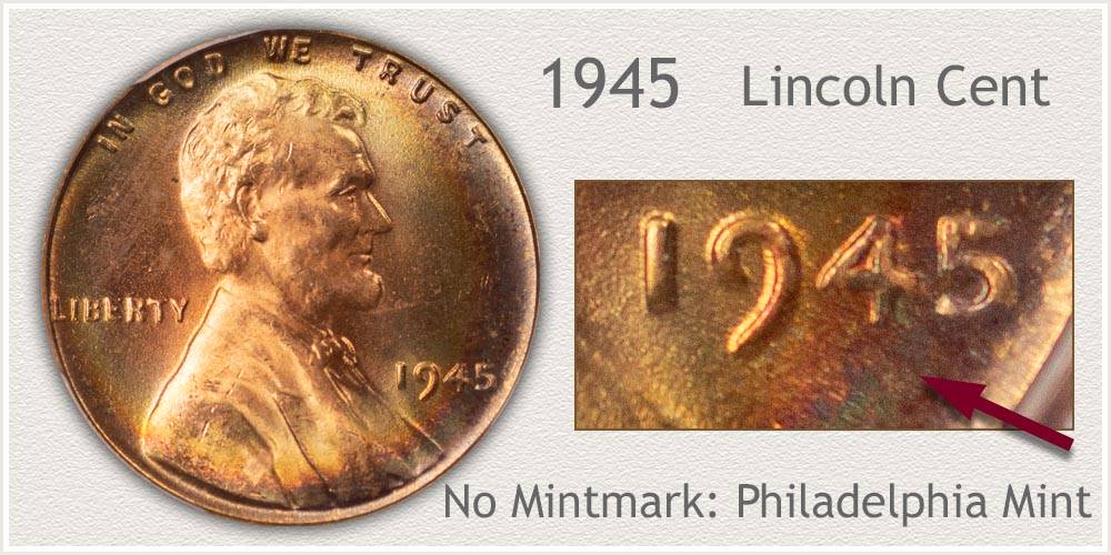 1945 Lincoln Wheat Penny Value Guide (No Mint, D, S, Errors