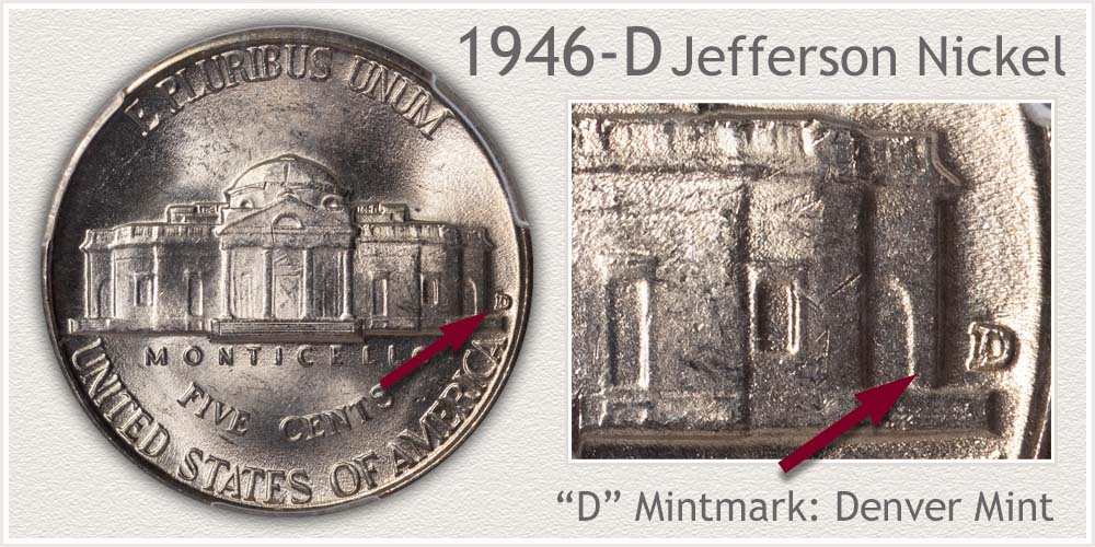 1946-D Jefferson Nickel