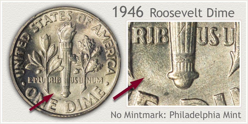 1946 Roosevelt Dime