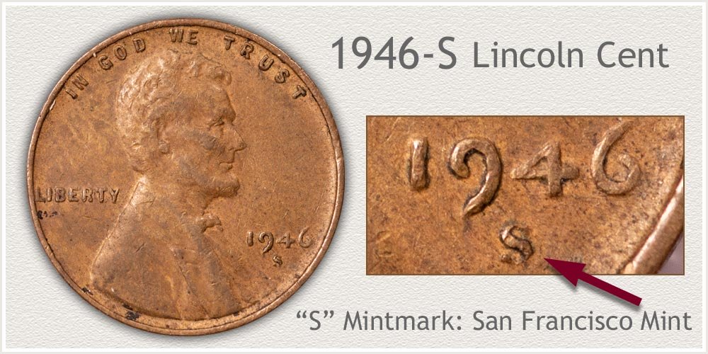 1946-S Lincoln Penny