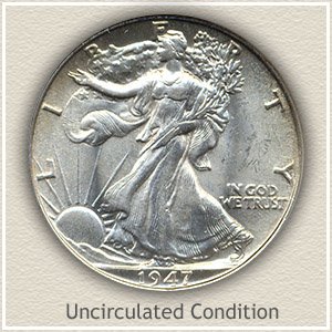 1947 Half Dollar Uncirculated Condition