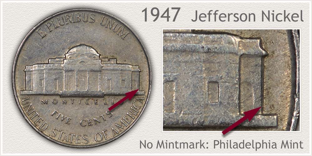 1947 Jefferson Nickel