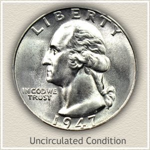 1947 Quarter Uncirculated Condition