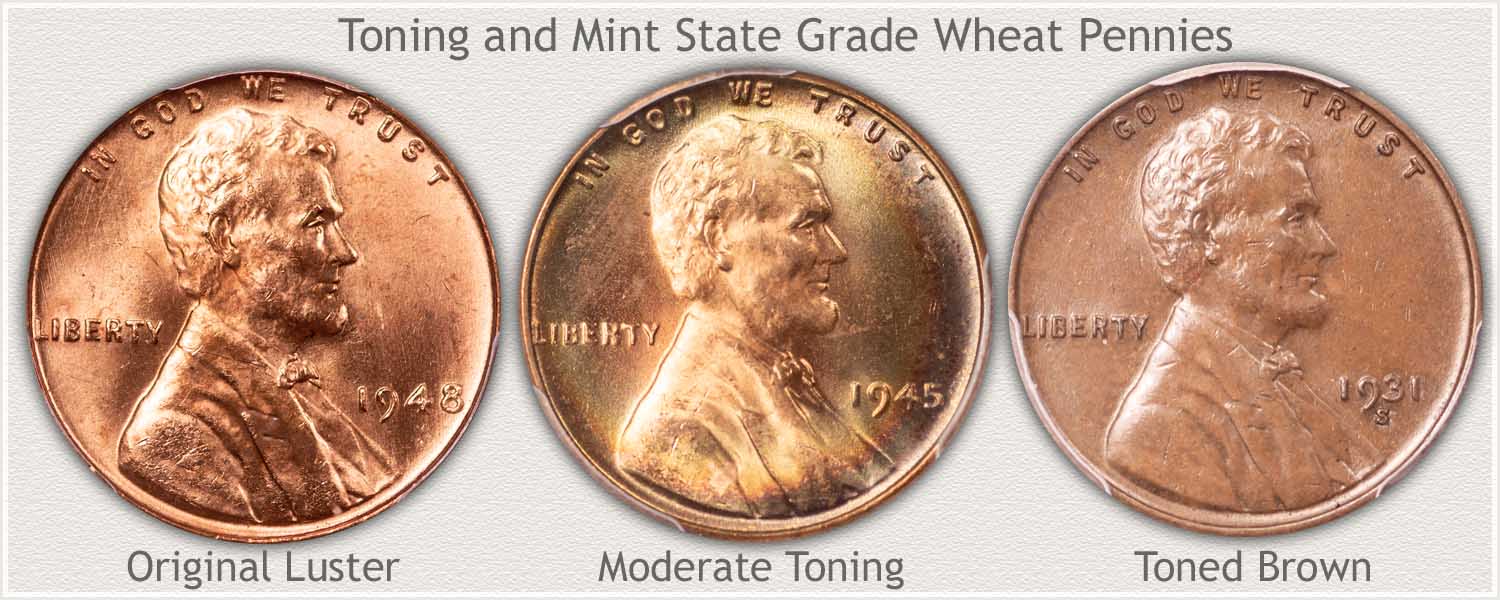 Toning of Wheat Pennies