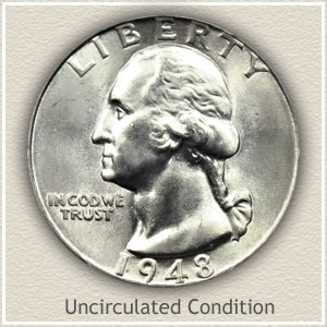 1948 Quarter Uncirculated Condition