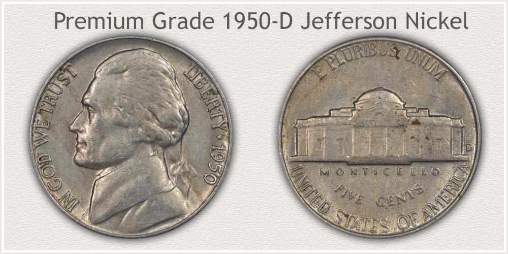 1950-D Nickel High Quality