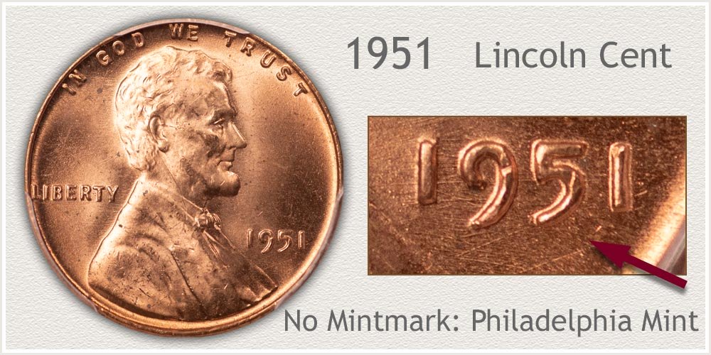 1951 Lincoln Penny