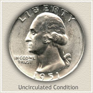 1951 Quarter Uncirculated Condition
