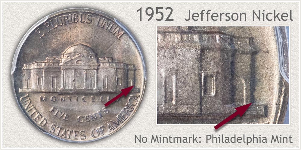1952 Jefferson Nickel