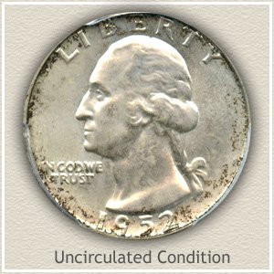 1952 Quarter Uncirculated Condition