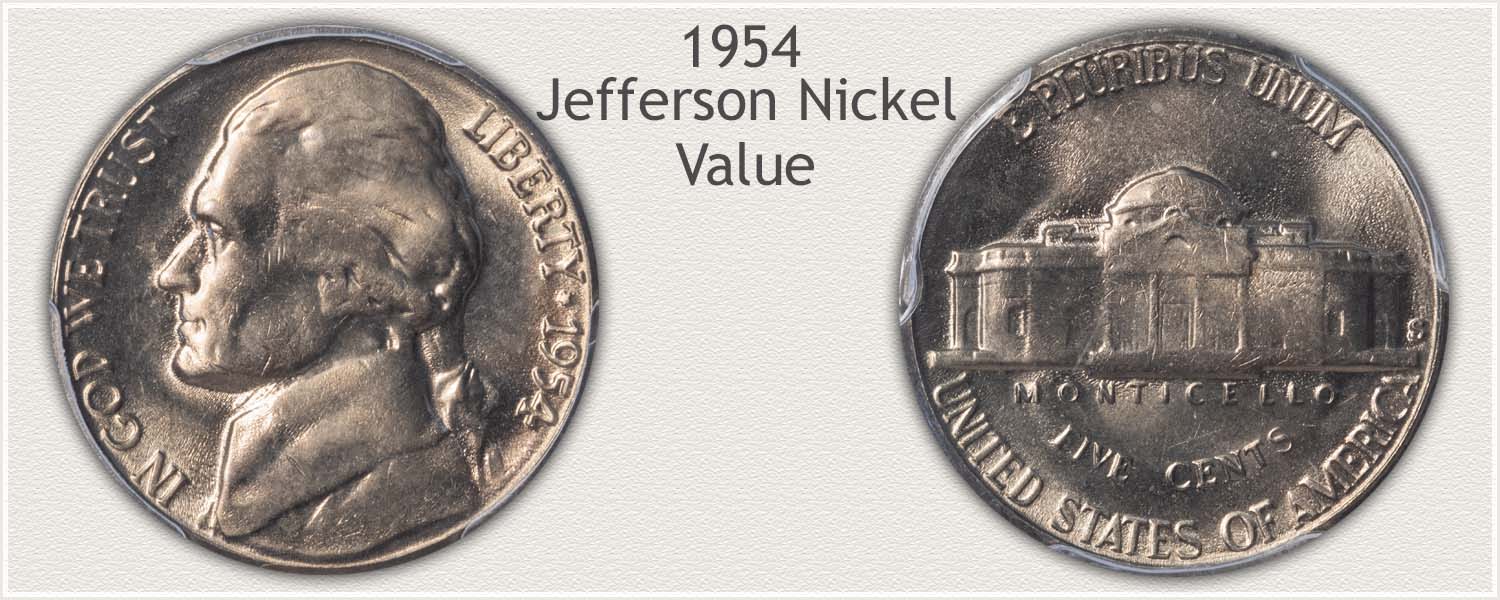 1954 Jefferson Nickel