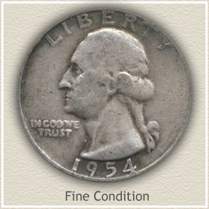 1954 Quarter Fine Condition