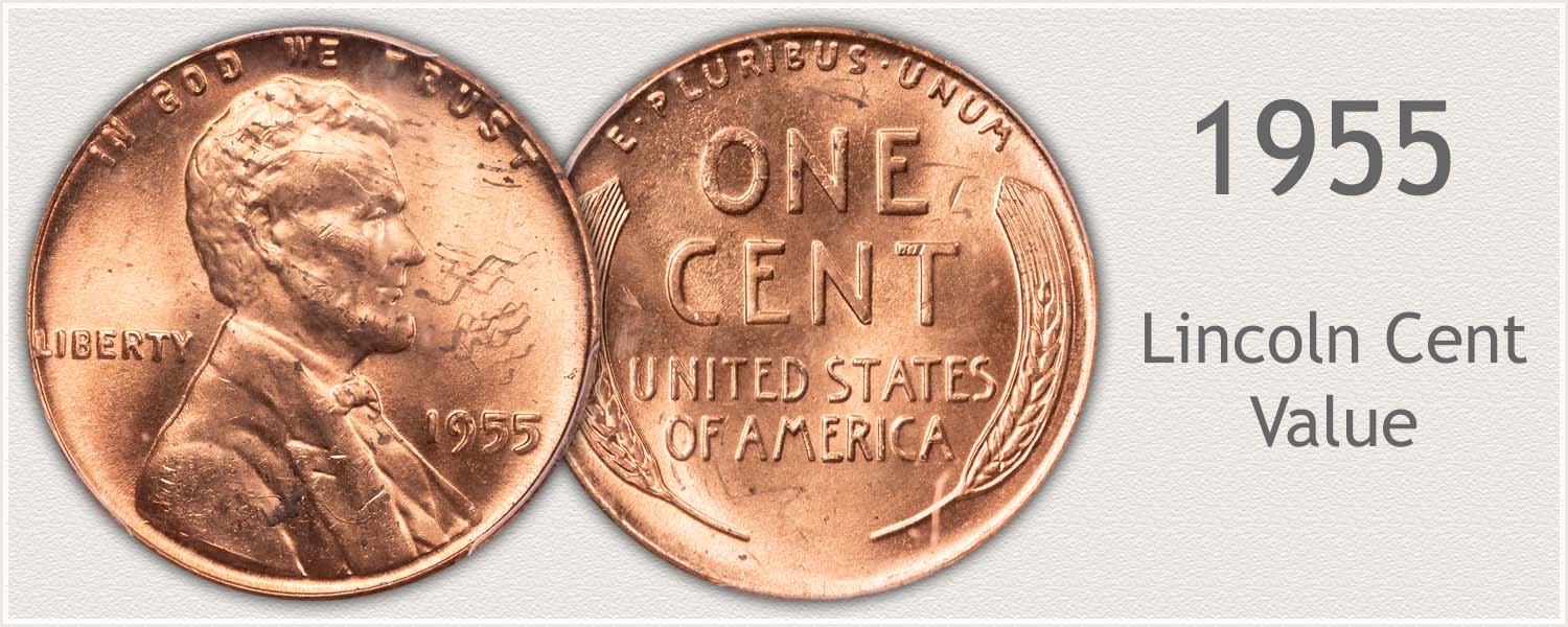 1955 Lincoln Wheat Penny