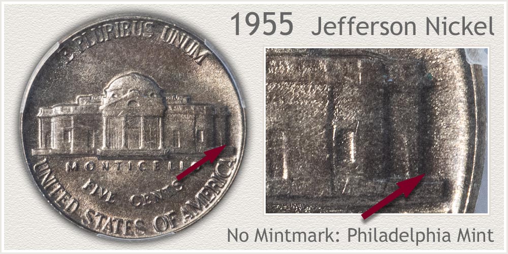 1955 Jefferson Nickel