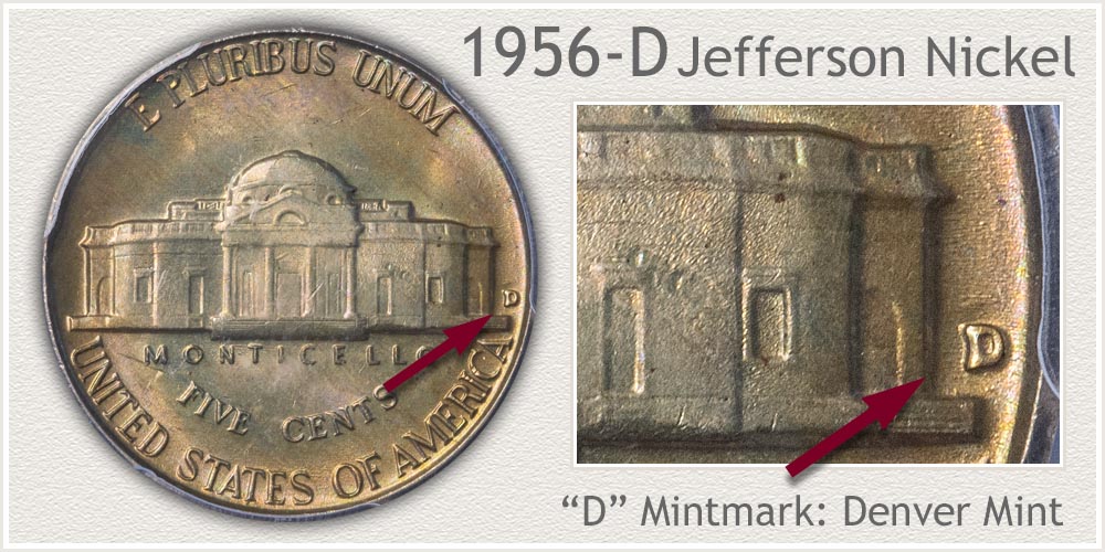 1956-D Jefferson Nickel