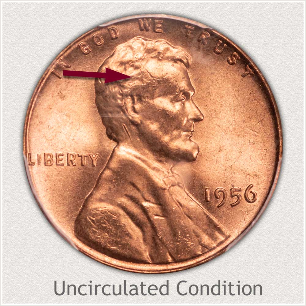 Uncirculated Grade 1956 Lincoln Penny