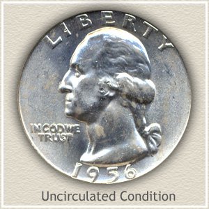 1956 Quarter Uncirculated Condition