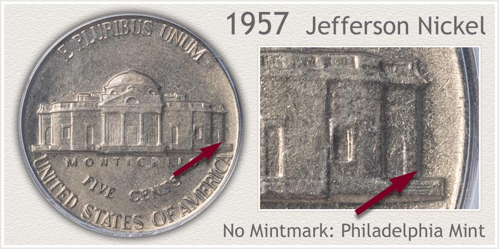 1957 Jefferson Nickel