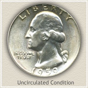 1959 Quarter Uncirculated Condition