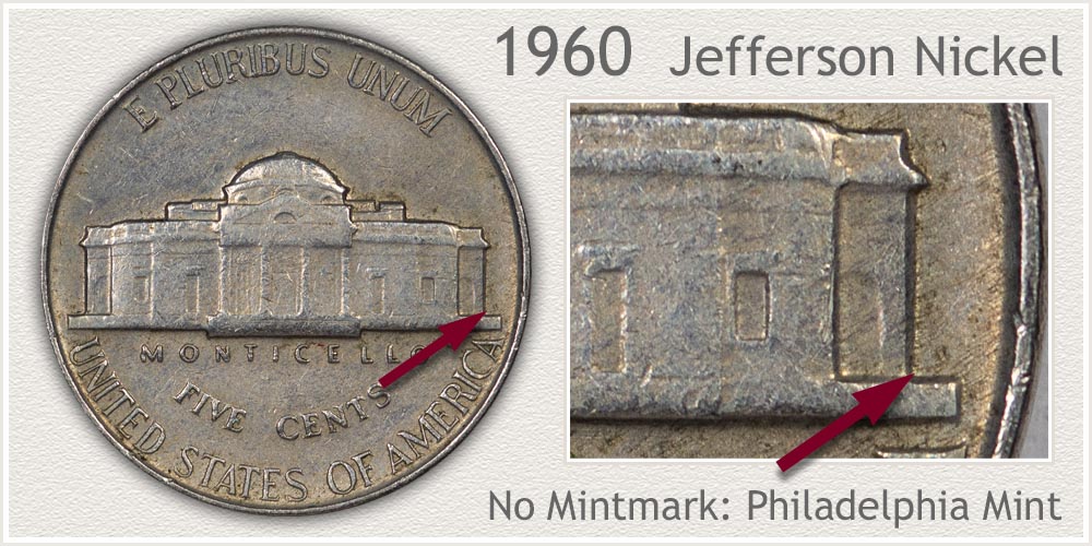 1960 Jefferson Nickel