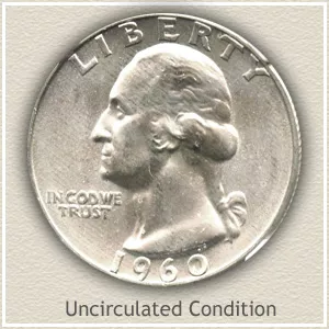 1960 Quarter Uncirculated Condition