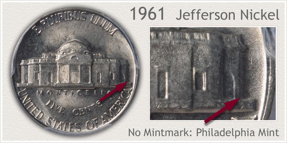 1961 Jefferson Nickel