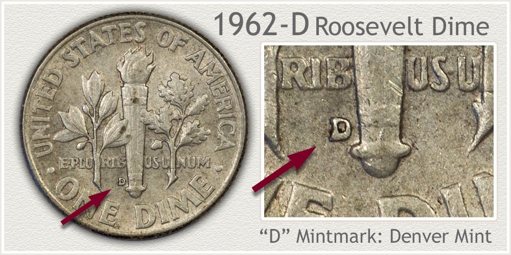 1962-D Roosevelt Dime