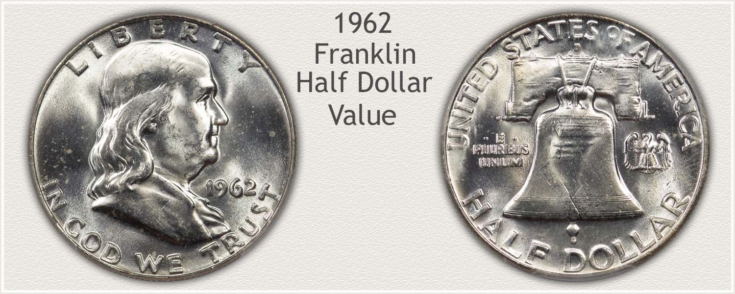 1962 Half Dollar - Franklin Half Series - Obverse and Reverse View