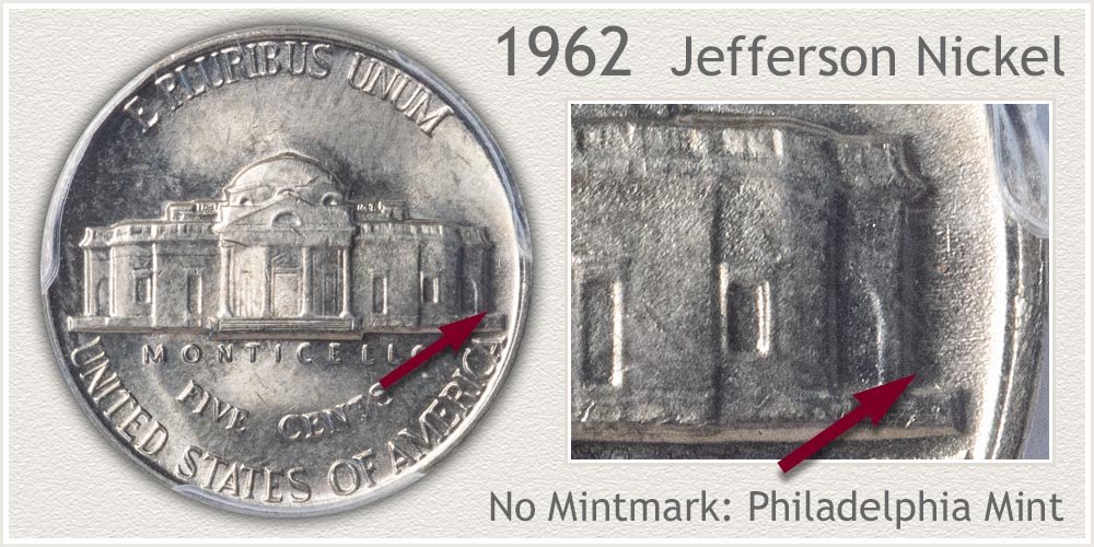 1962 Jefferson Nickel