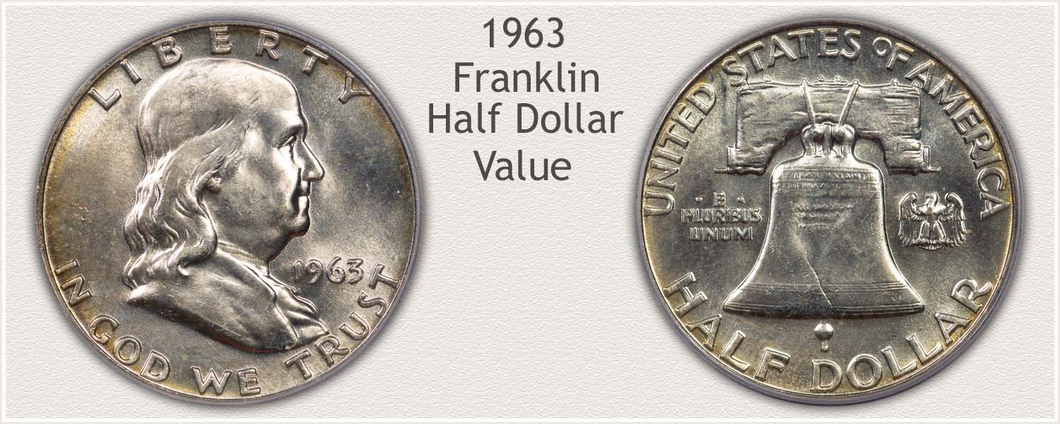 1963 Half Dollar - Franklin Half Series - Obverse and Reverse View