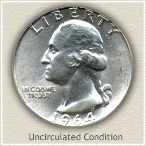 1964 Quarter Uncirculated Condition