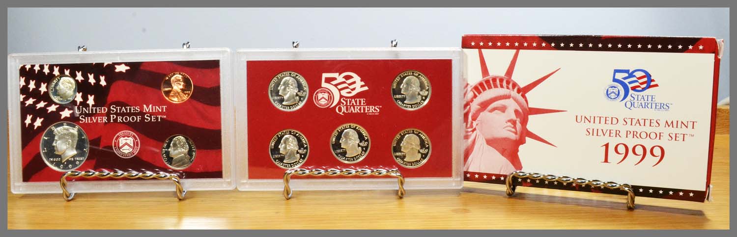 1999 Silver 9-Coin Proof Set