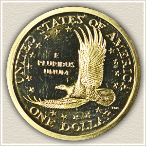 Reverse 2000 Sacagawea Dollar