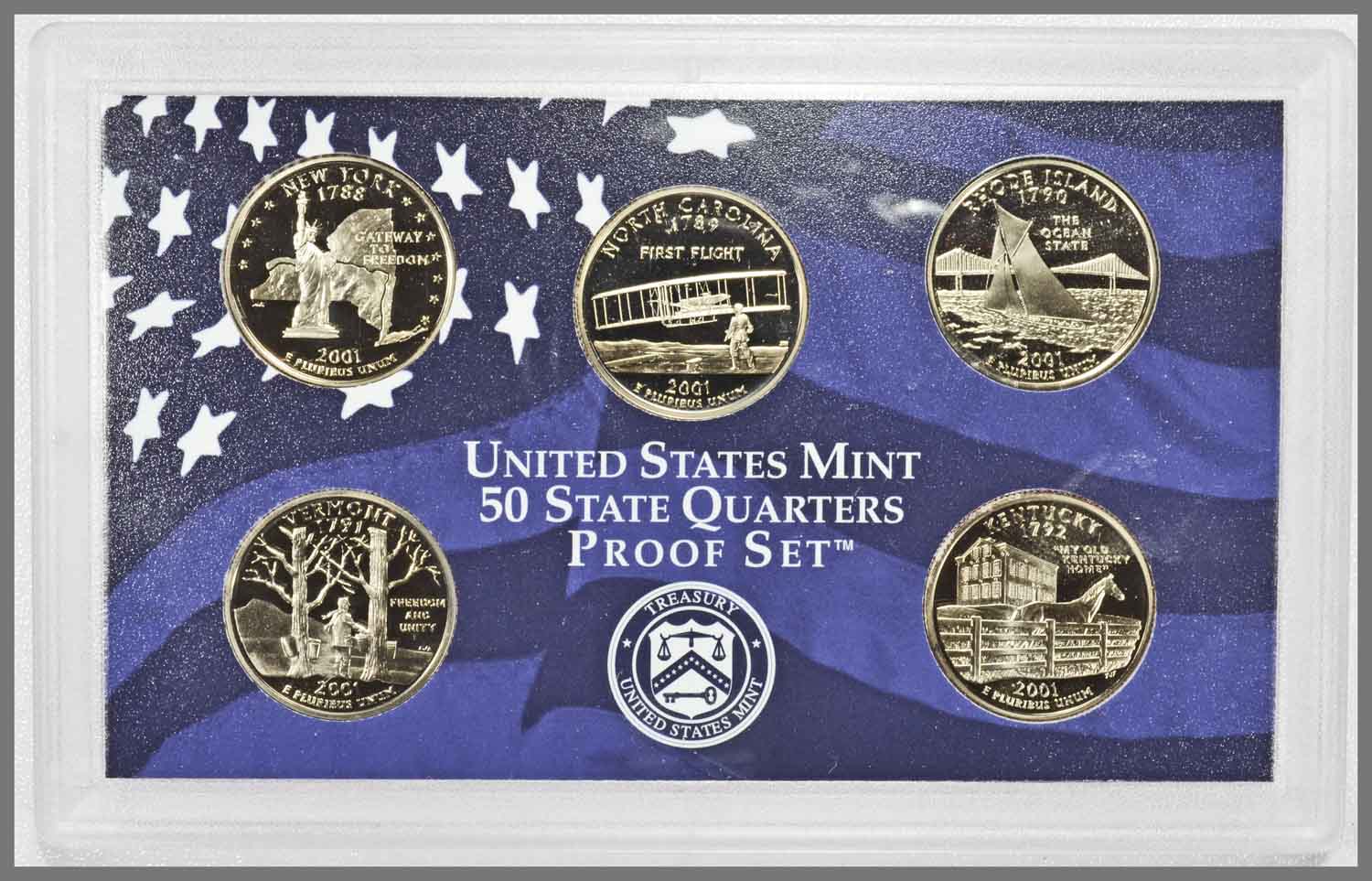 2001 Proof State Quarters