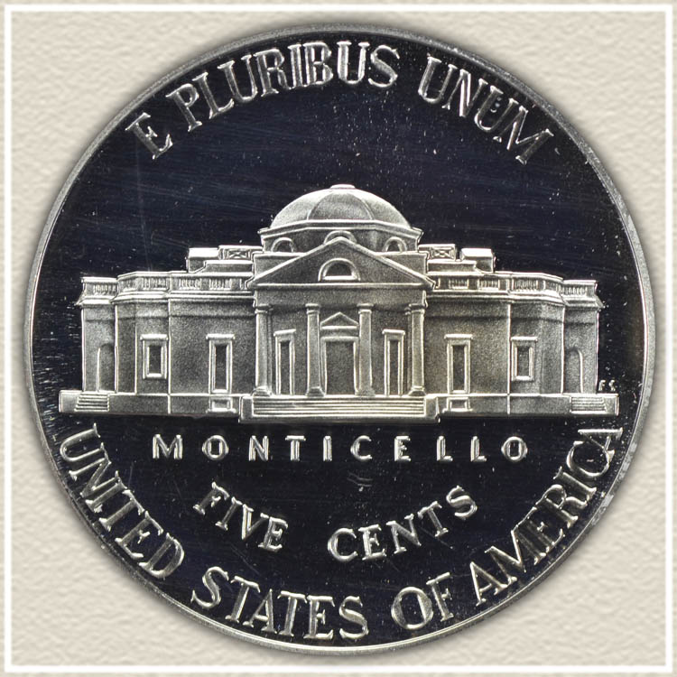 Reverse 2006 Monticello Nickel