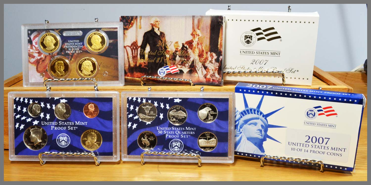 2007 14-Coin Proof Set and Package