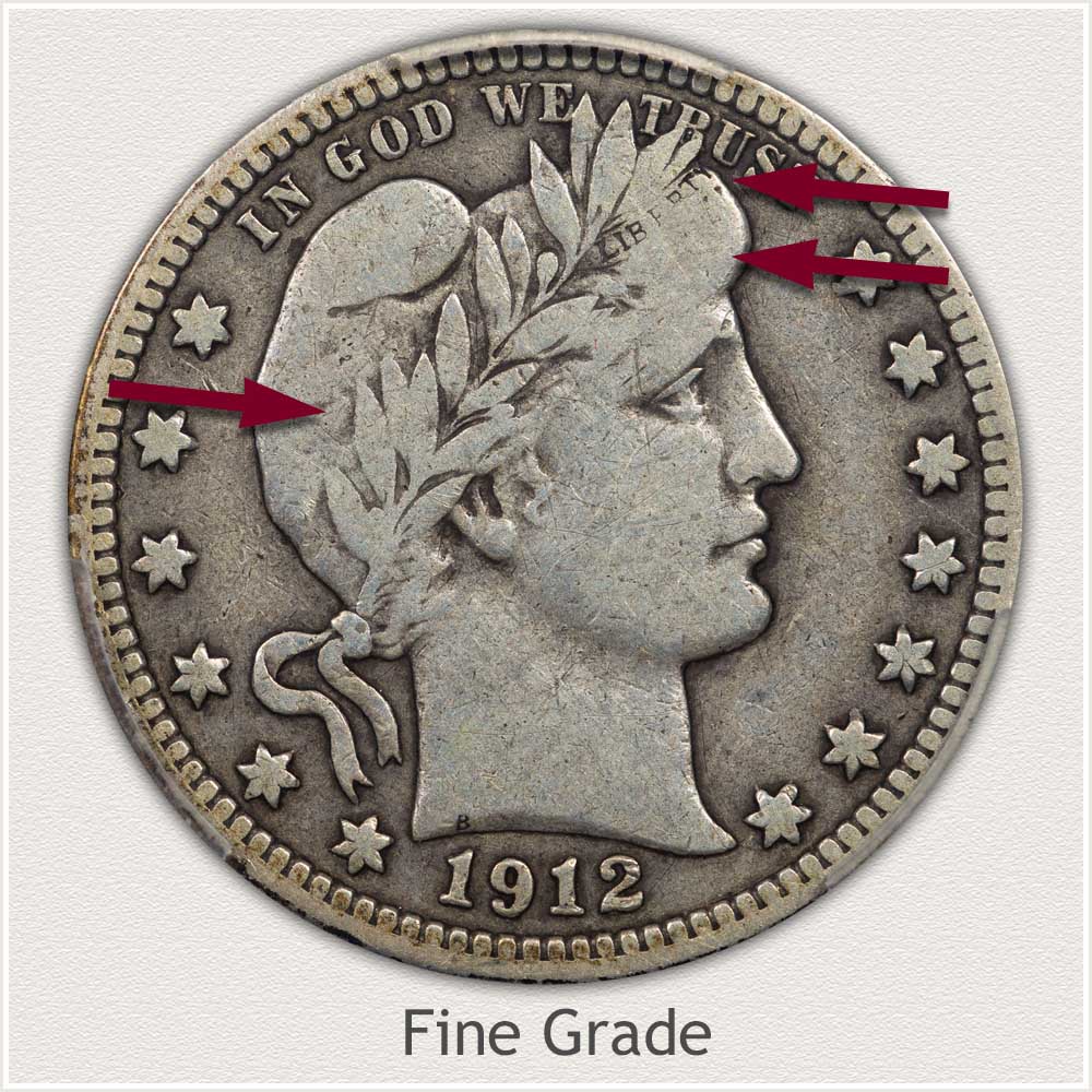 Fine Grade Barber Quarter