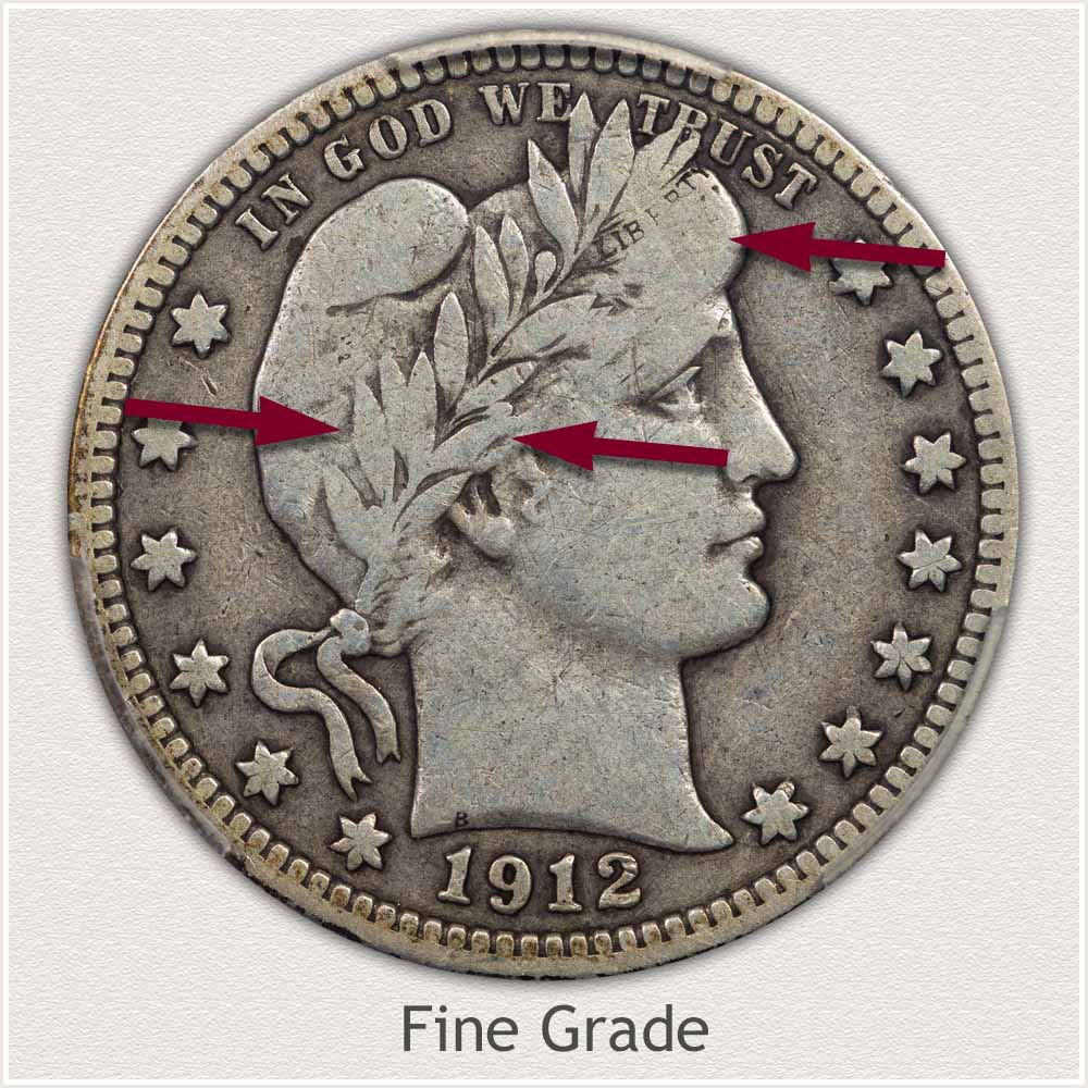 Fine Grade Barber Quarter