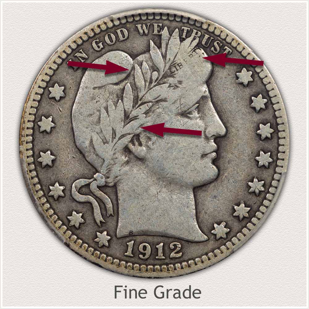 Fine Grade Barber Quarter