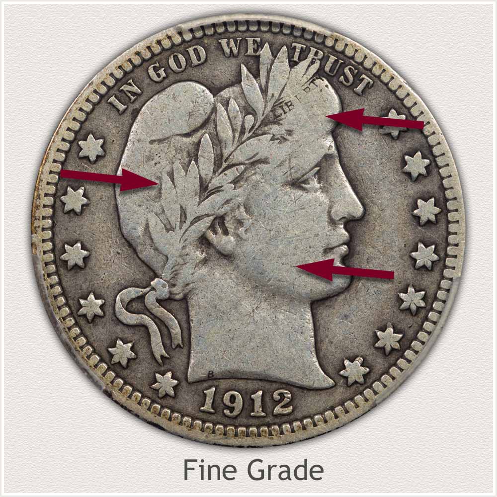 Fine Grade Barber Quarter