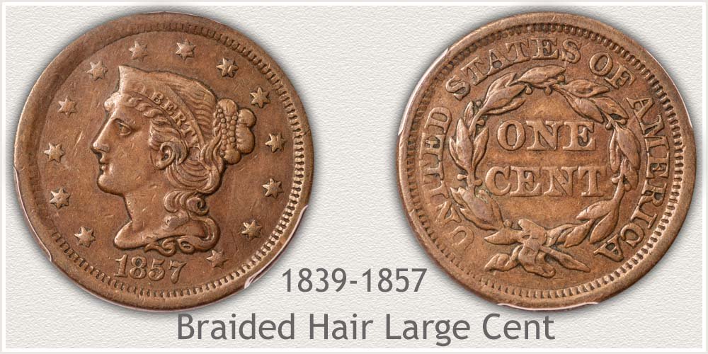 Braided Hair Large Cent Variety