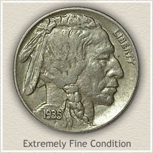 Buffalo Nickel Extremely Fine Condition