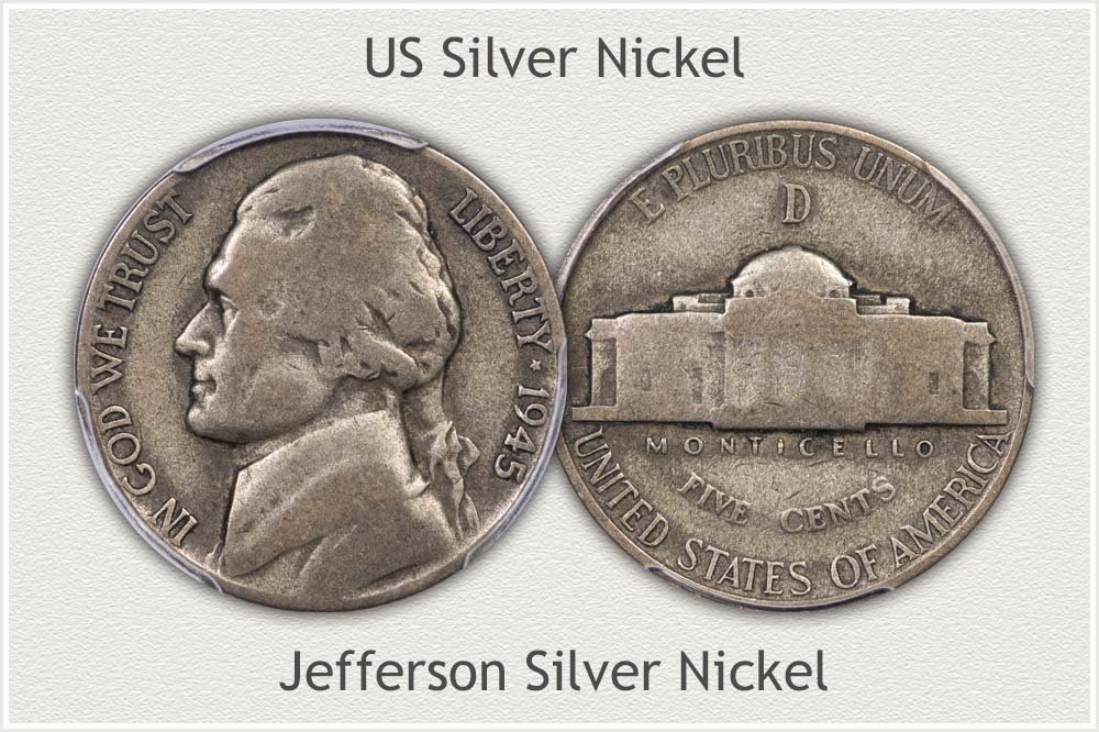 US Silver Nickel Bullion Examples